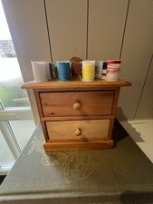 Vintage wooden sewing box - vintage,