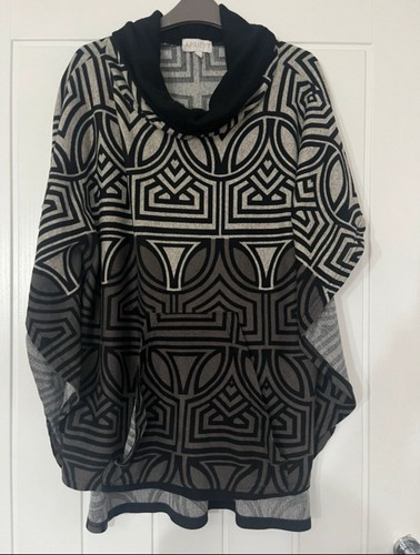 Ladies poncho apricot - ladies,