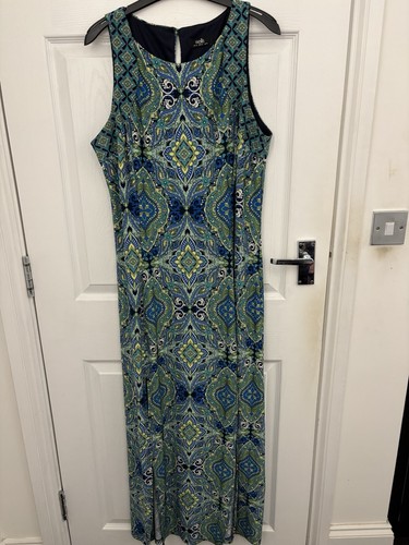 Ladies long dress navy blue - dress,