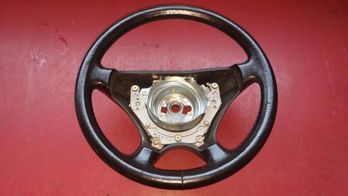 Leather steering wheel - steering,