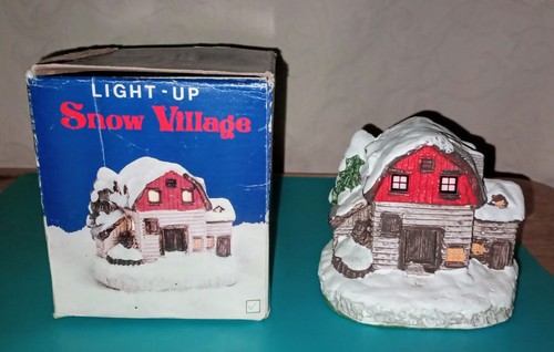 Light snow village rustic - village,
