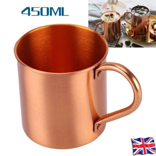 Pure copper mug 450ml - mug, cup