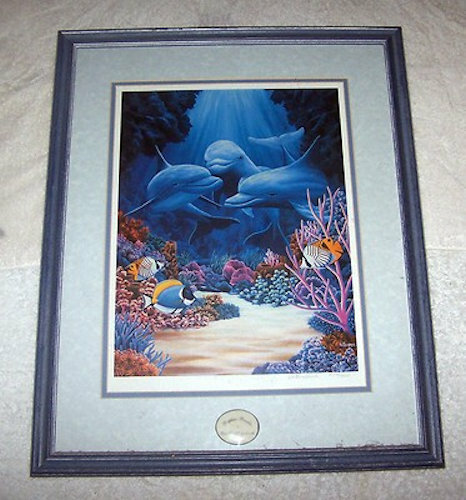 Dolphins paradise hand - dolphins,