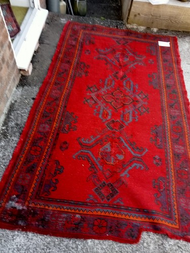 Antique hand made - , rug