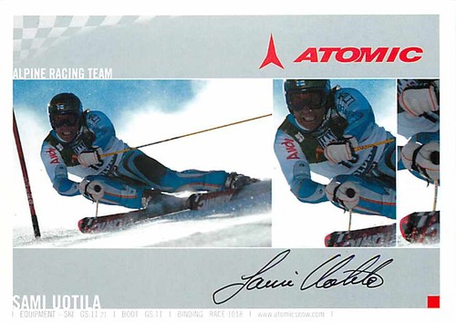Sami uotila autograph card - sami,