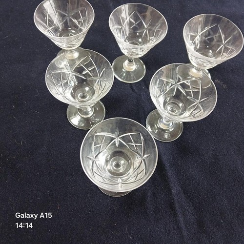 Vintage set cut glass - vintage,