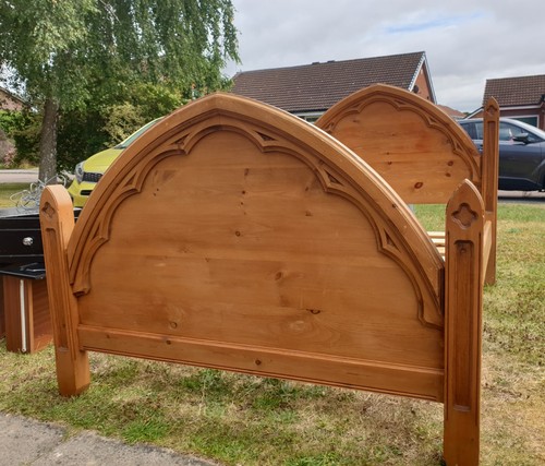 Double bed frame - bed, handmade