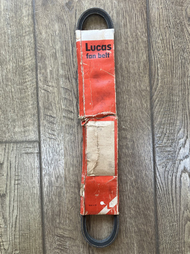 Vintage car lucas fan belt - car,