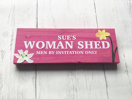 Personalised woman cave - personalised,