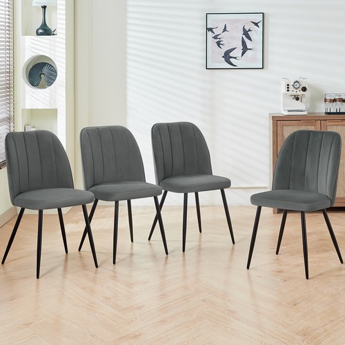 Set 6 velvet suede - of,