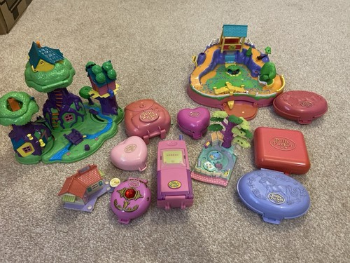 Vintage polly pocket compact - pocket,