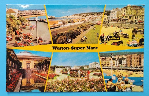 Vintage postcard posted - postcard, six