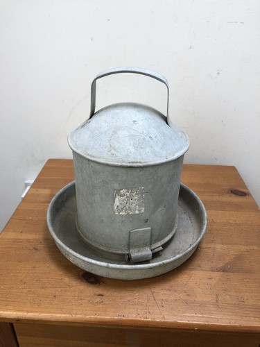 Vintage galvanised water - galvanised,