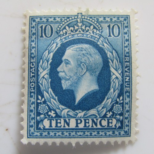 George ten pence stamp - george,