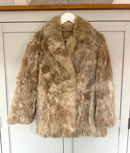 Vintage genuine rabbit fur - genuine,