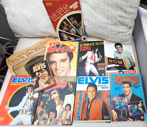 Elvis memorabilia 1970s books - memorabilia,