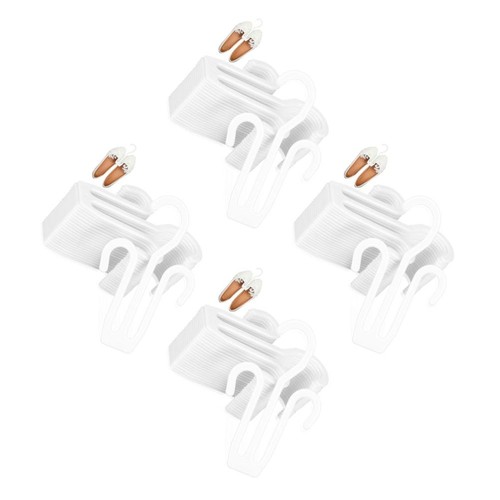 White reusable shoe hanger - shoe,