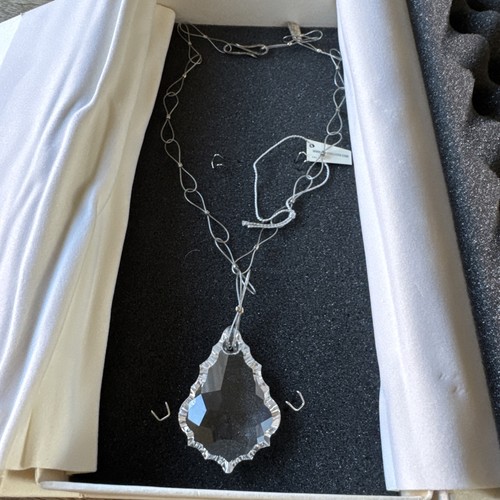Swarovski crystallised pendant - crystallised,