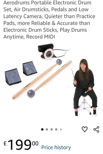 Aerodrums portable electronic - aerodrums,