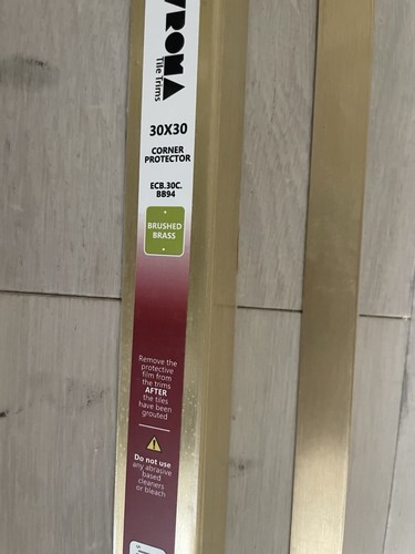 Vroma brass brushed finish - brass,
