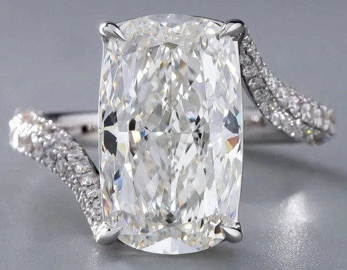 0ct cushion cut lab - 9.0ct, grown