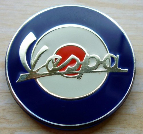 Scooter mod badge blue white - scooter,