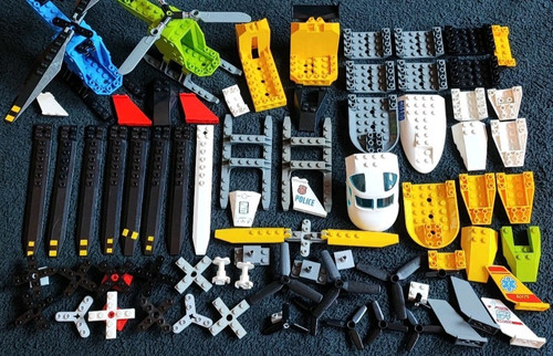Lego aircraft pieces - lego,