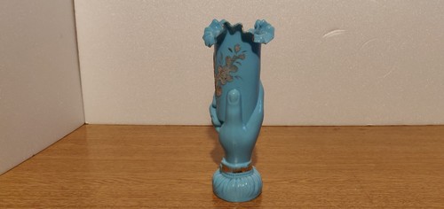 Vintage blue opaline hand - vintage,