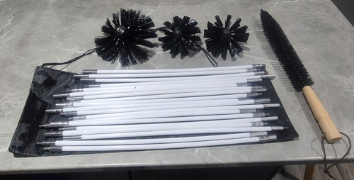 Flexible chimney sweep set - flexible,