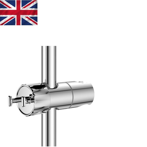 Chrome plated shower riser - plated,