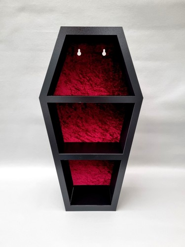 Large coffin shelving display - shelving,