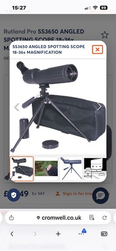 Rutland pro spotting scope - pro, &