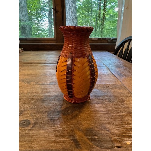Vintage woven bamboo - woven, rattan