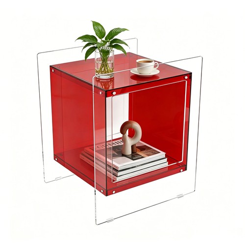 Clear acrylic nightstand - clear,