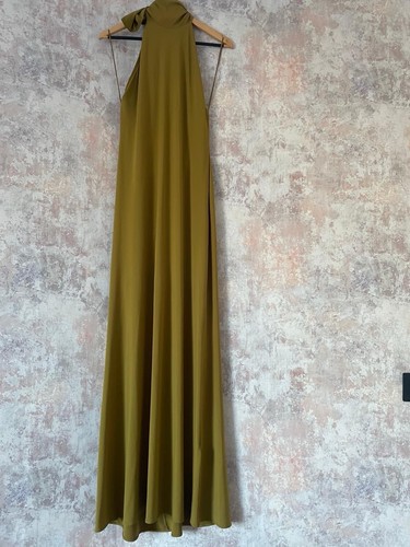 Zara mustard olive halter - zara,
