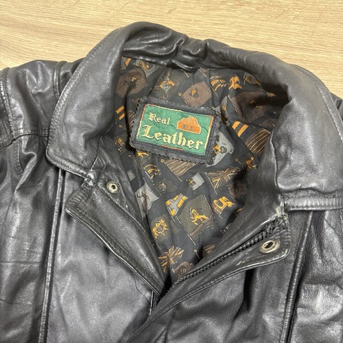 Vintage 80s black - black, leather