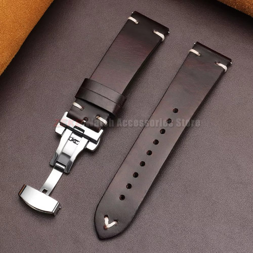 Vintage leather watch band for - leather,