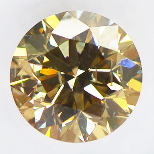 Brown diamond round shape - brown,