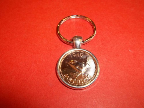 Farthing coin wren silver - -,