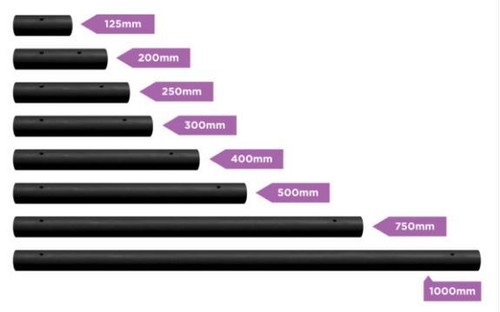 Pole extension for - for, x-pole