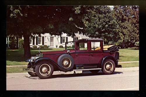 Car auto postcard - car,