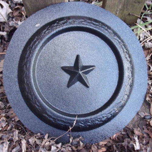 Star mini birdbath mold - , garden