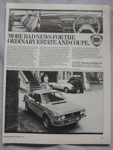 1979 lancia beta coupe - 1979, hpe
