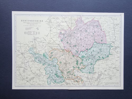 Antique 1907 county - 1907,