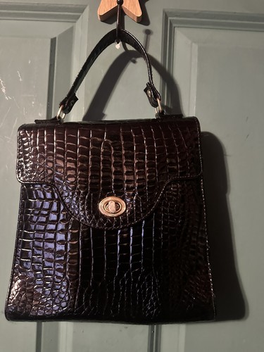 Black vintage handbag - , faux