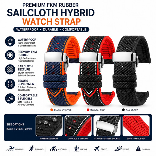 Premium fkm rubber - fkm, sailcloth