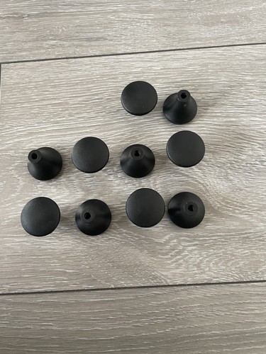 Black cabinet knobs handles - black,