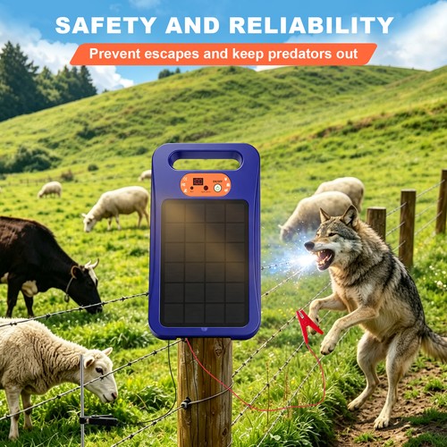 Solar powered fence energizer - solar,
