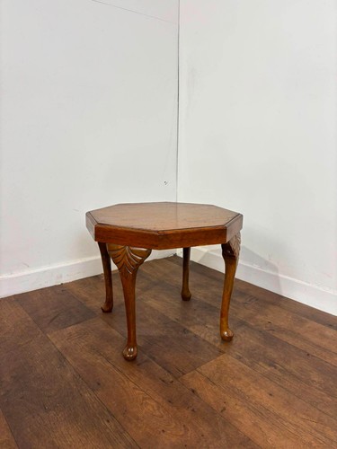Vintage oak octagonal coffee - vintage,