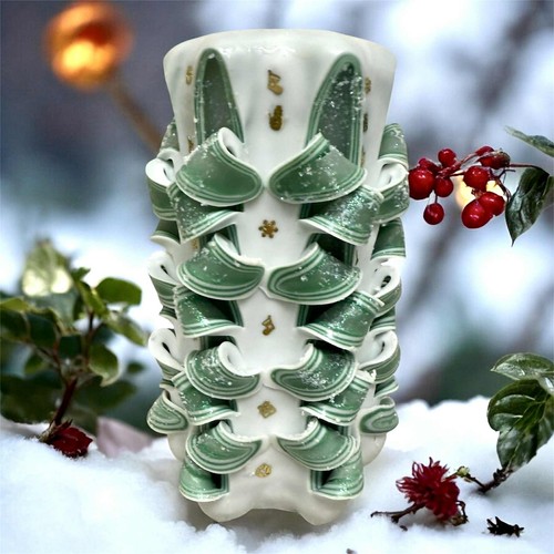 Hand carved christmas tree - christmas,